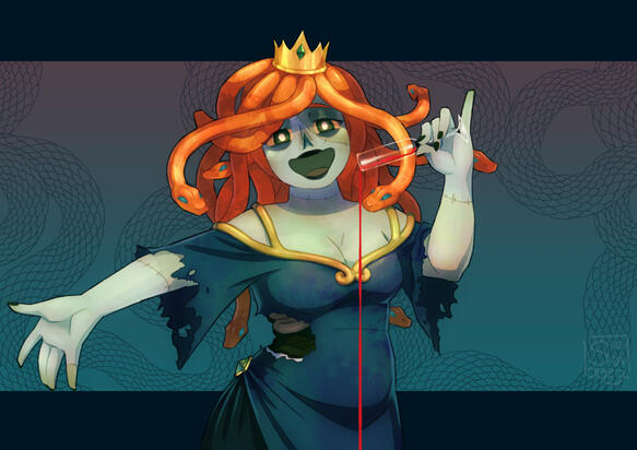 Hermitcraft fanart - ZombieCleo